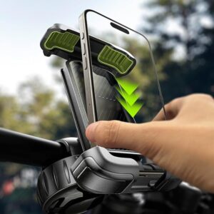 LISEN Bike Phone Holder, [Super Easy Install] Ultra Stable Motorcycle