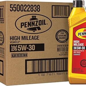 Pennzoil High Mileage 5W-30 Motor Oil