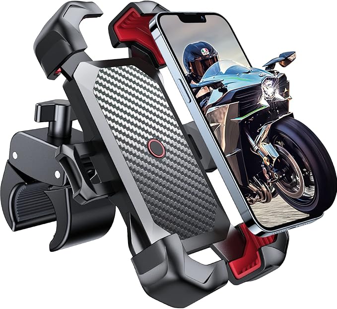 JOYROOM Motorcycle Phone Mount, [1s Auto Lock]